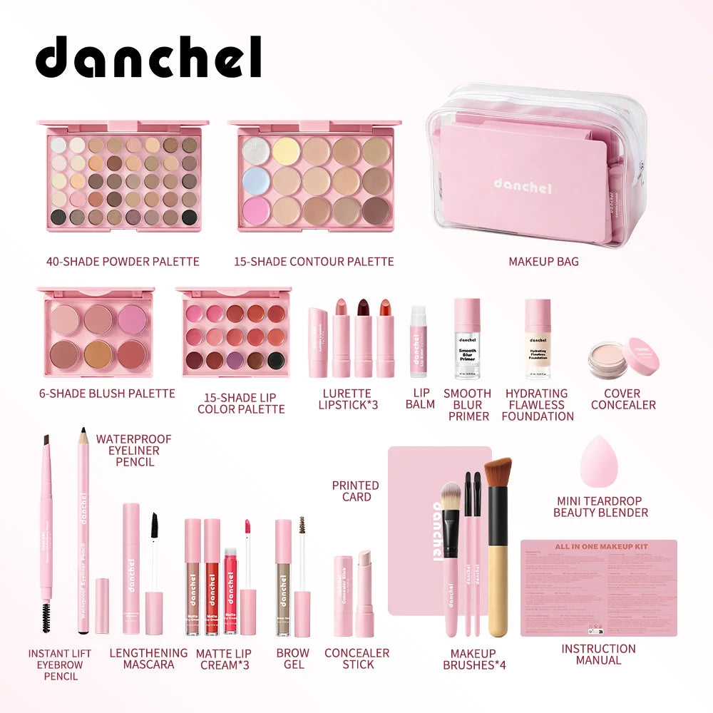 All in One Makeup Kit Complete Professional Beauty Set - 3