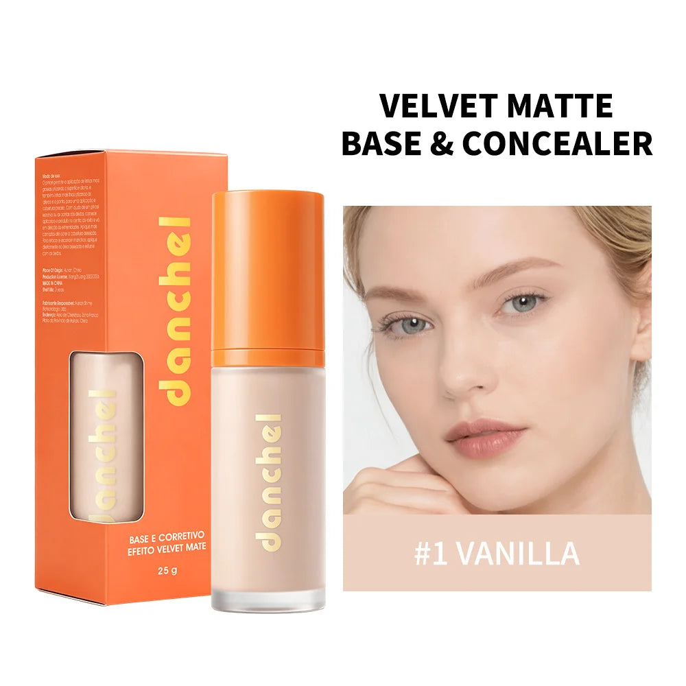Liquid Foundation and Concealer for a Flawless Velvet Matte Finish - 28