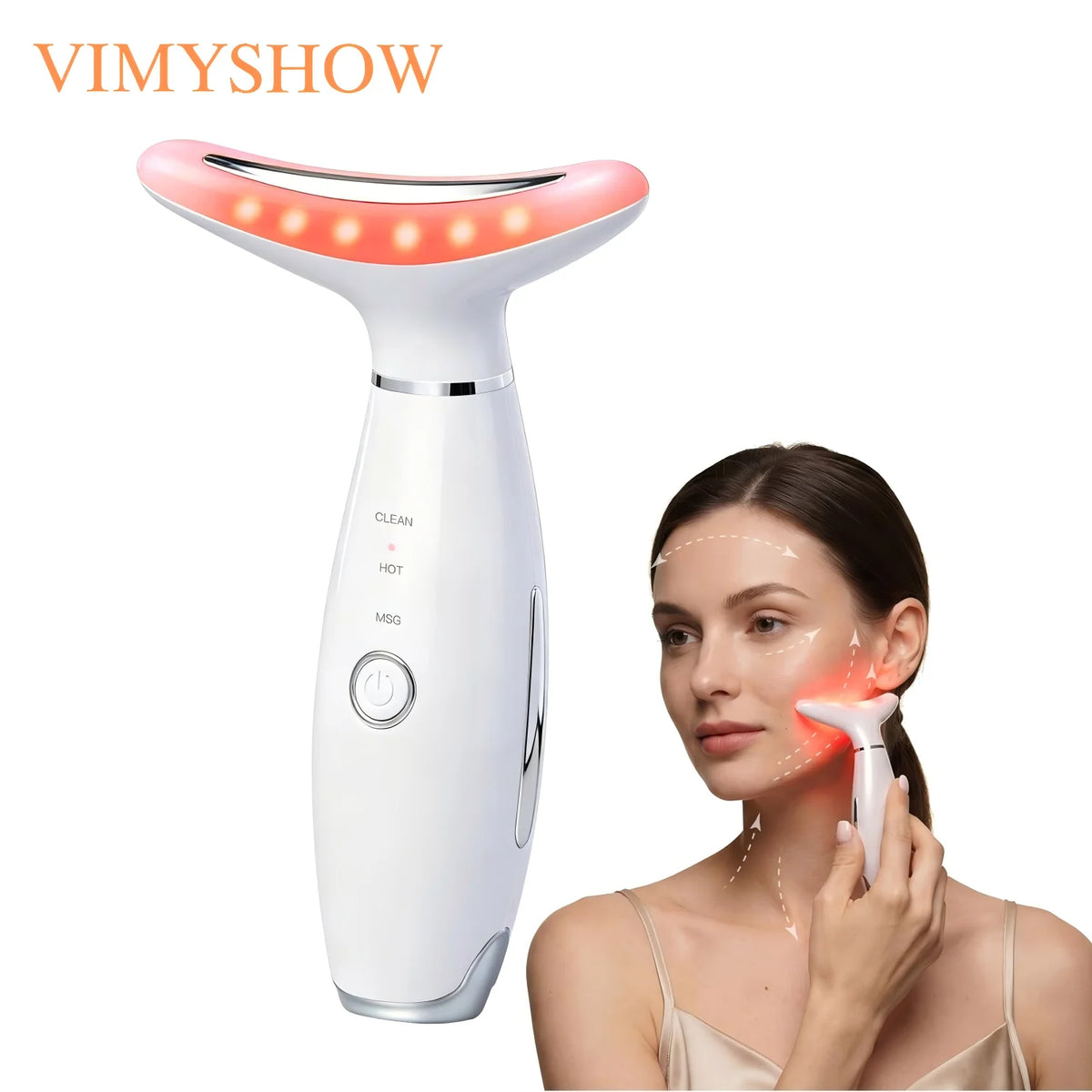 3 in 1 Facial Massager for Skin Tightening and Lifting