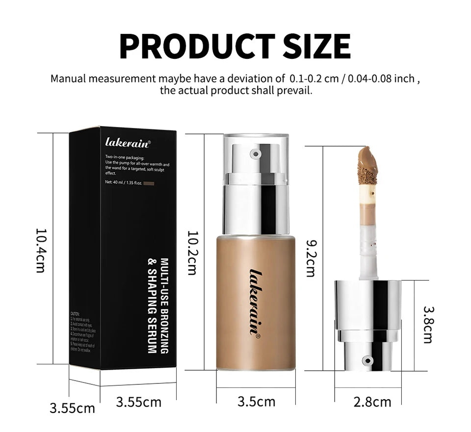 Multi Use Bronzing and Shaping Serum for Natural Sun Kissed Glow