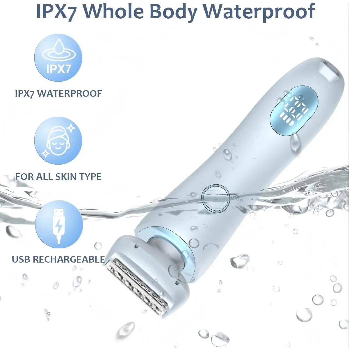 Electric Shaver for Women Painless Hair Removal - 5