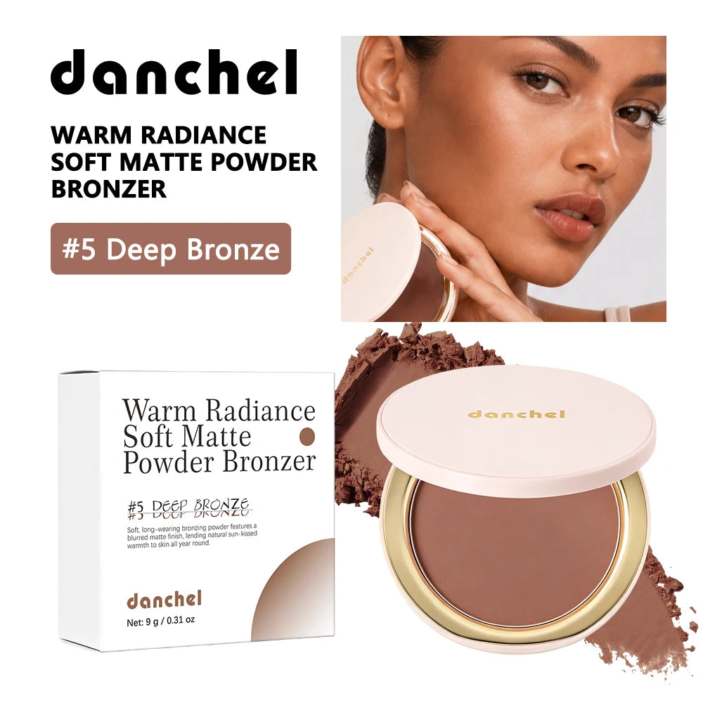 Pressed Powder Bronzer for Natural Matte Contouring - 21