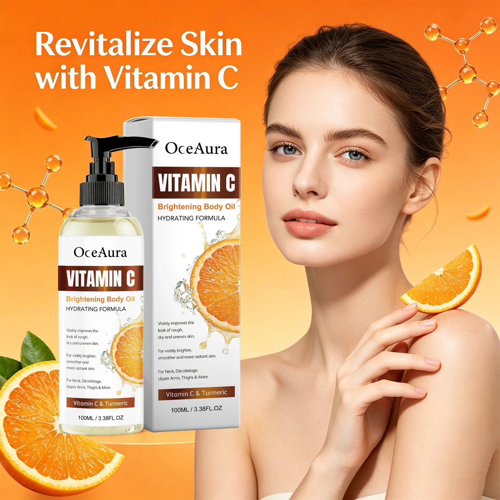 Turmeric Vitamin C Glow Body Oil for Radiant Skin - 2