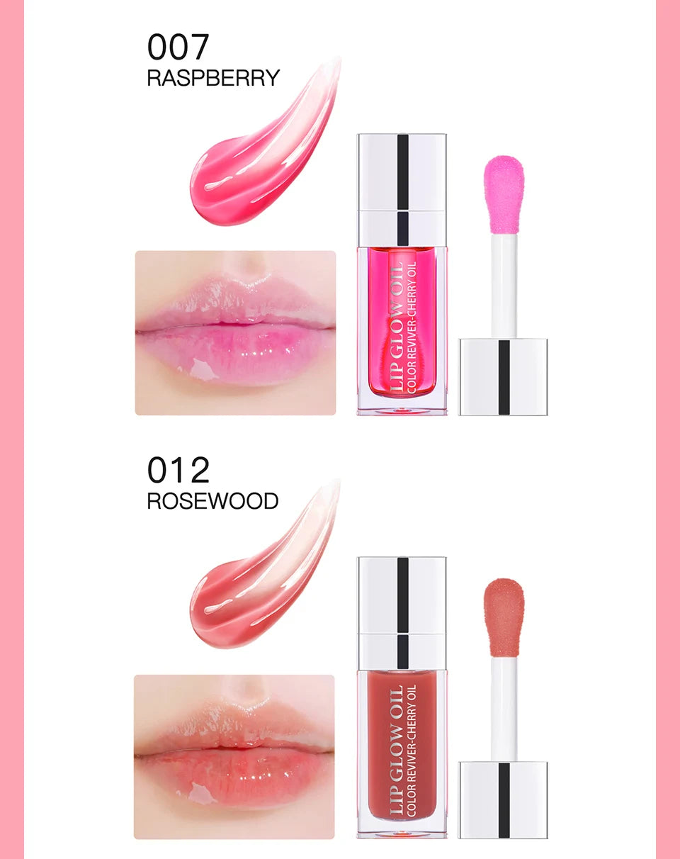 Crystal Jelly Lip Glow Oil for Hydrated Shiny Lips