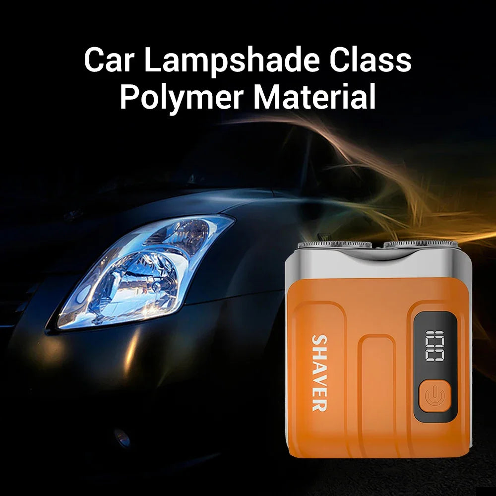 Portable Electric Shaver with Digital Display