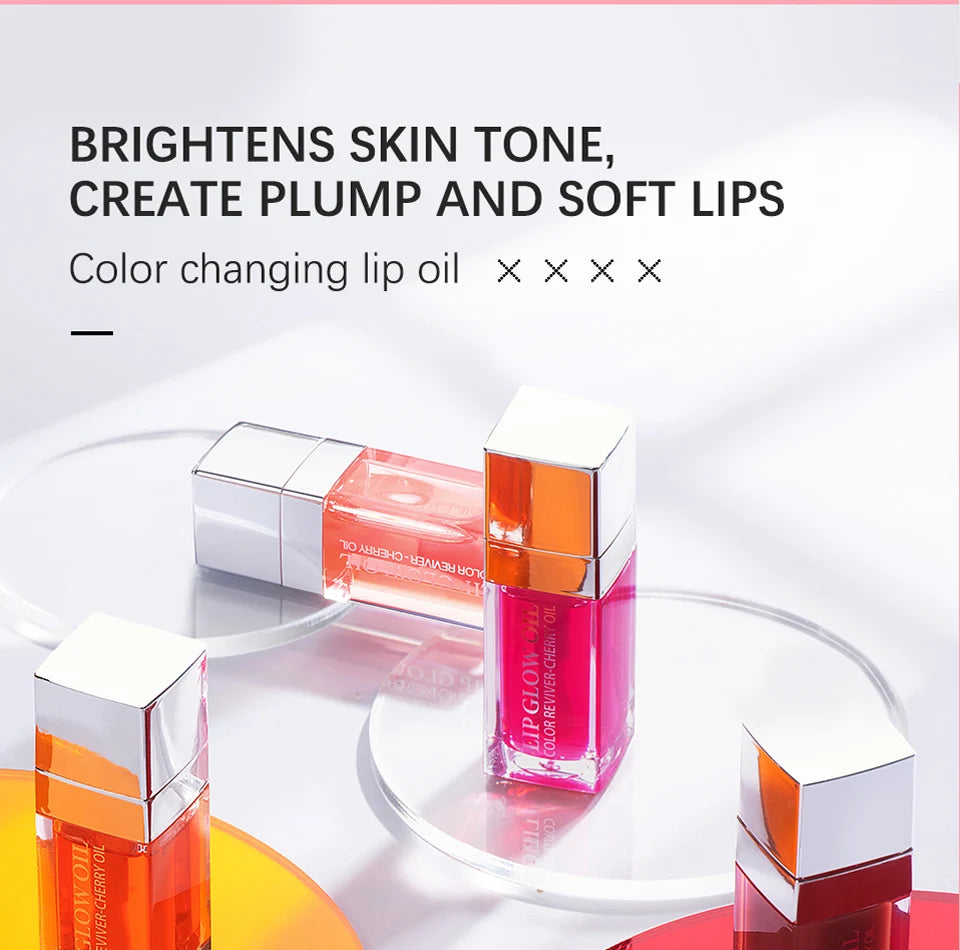 Crystal Jelly Lip Glow Oil for Hydrated Shiny Lips