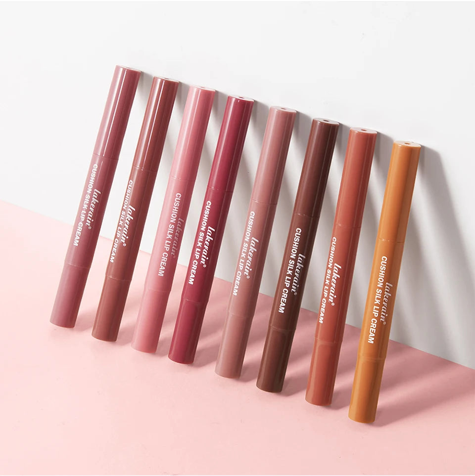 Dual Use Lip and Cheek Cream with Cushion Applicator