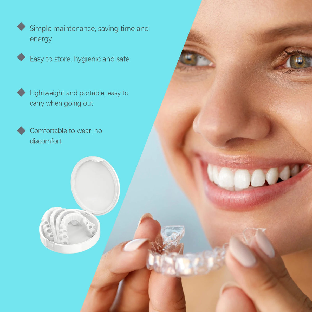Adjustable Snap Dentures for Secure Fit