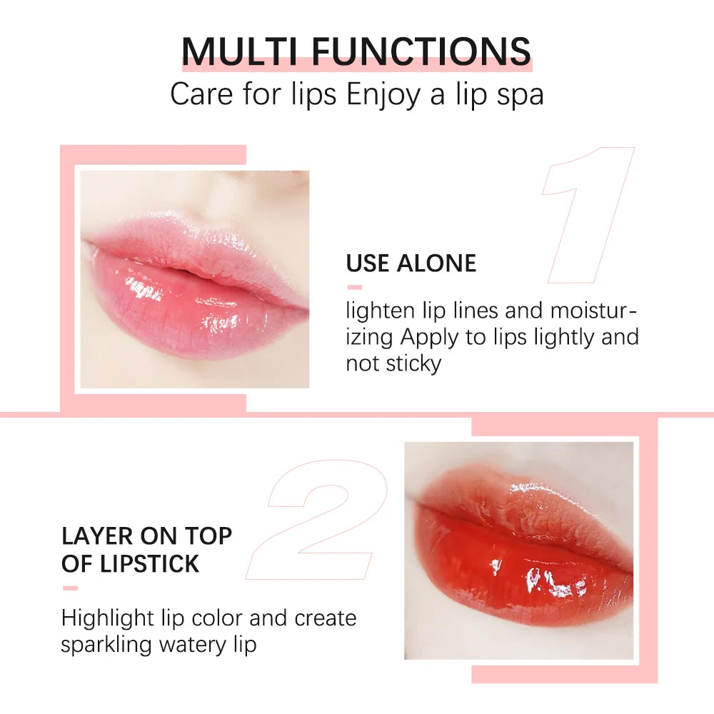 Crystal Jelly Lip Glow Oil for Hydrated Shiny Lips - 5