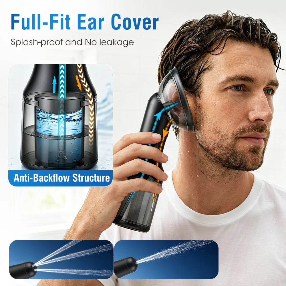 Electric Ear Wax Removal Tool with Dual Water Tank System