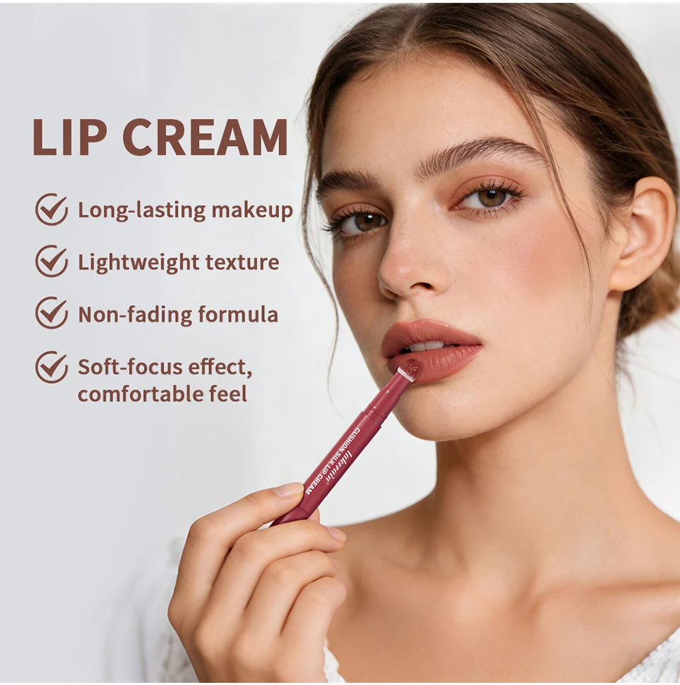 Cushion Silk Lip Cream Long Lasting Waterproof Matte Finish - 9