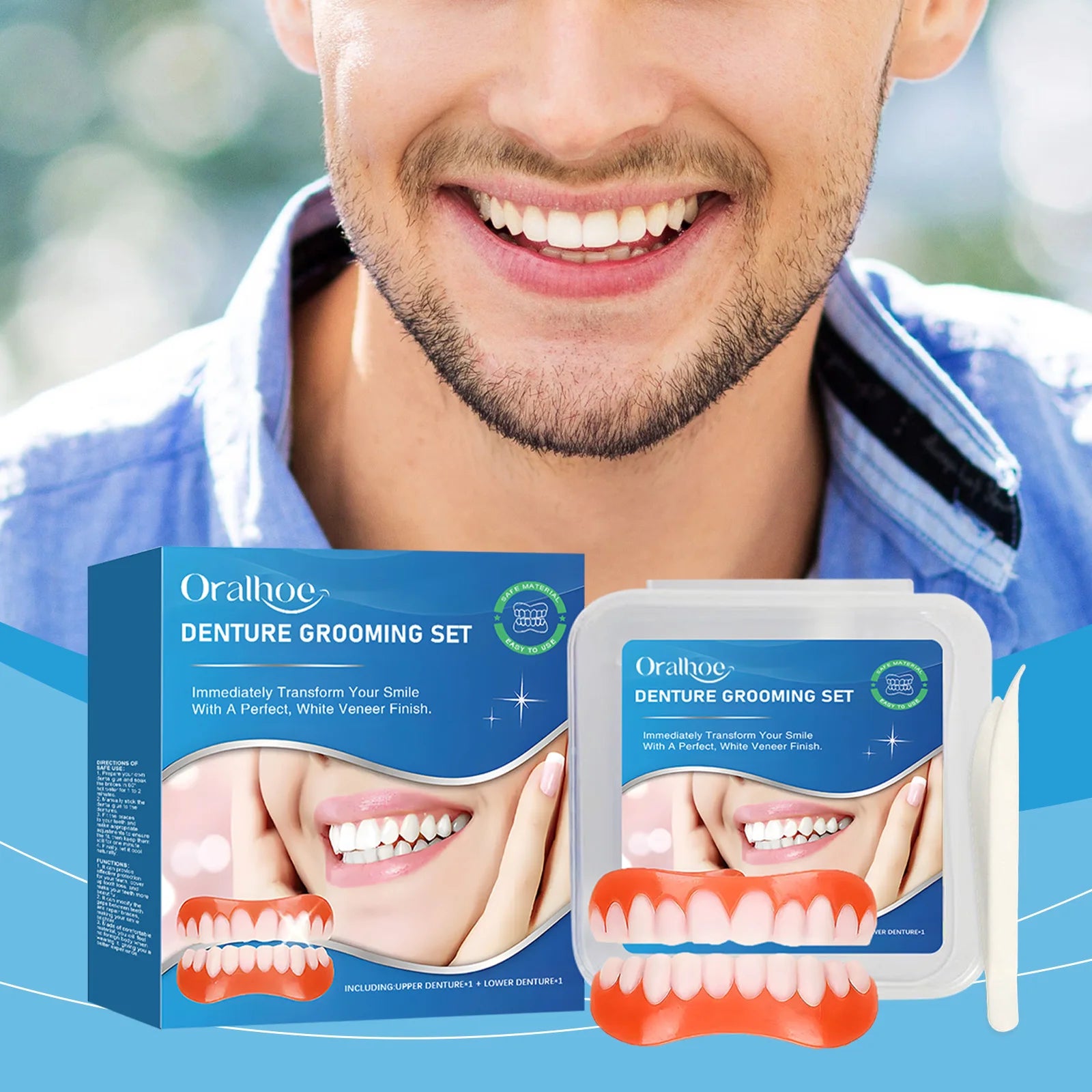 Silicone Denture Set for a Natural Perfect Smile - 11