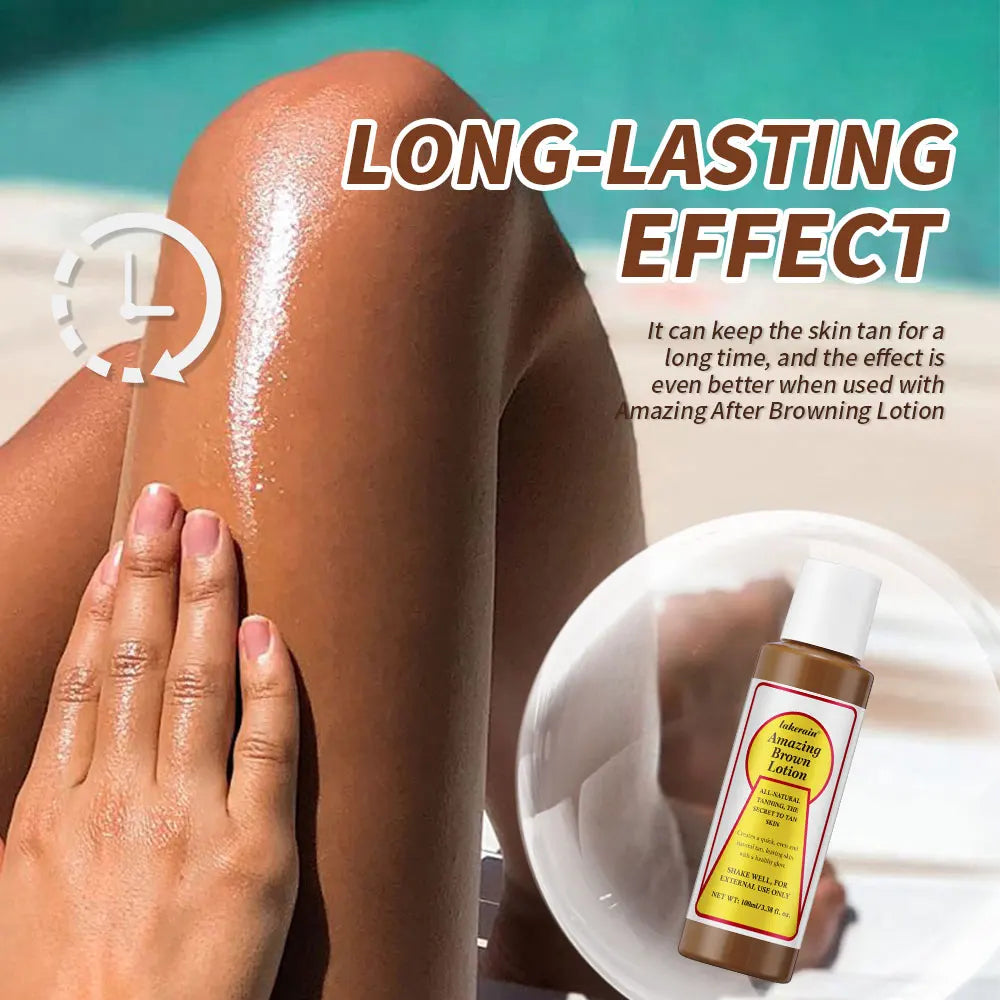 Amazing Brown Tanning Lotion for a Deep Natural Bronze Glow