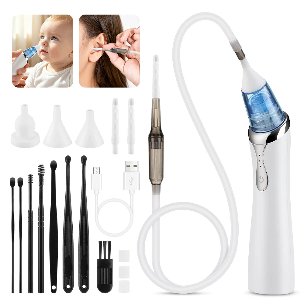 Electric Nasal and Ear Cleaner with Adjustable Suction - 19
