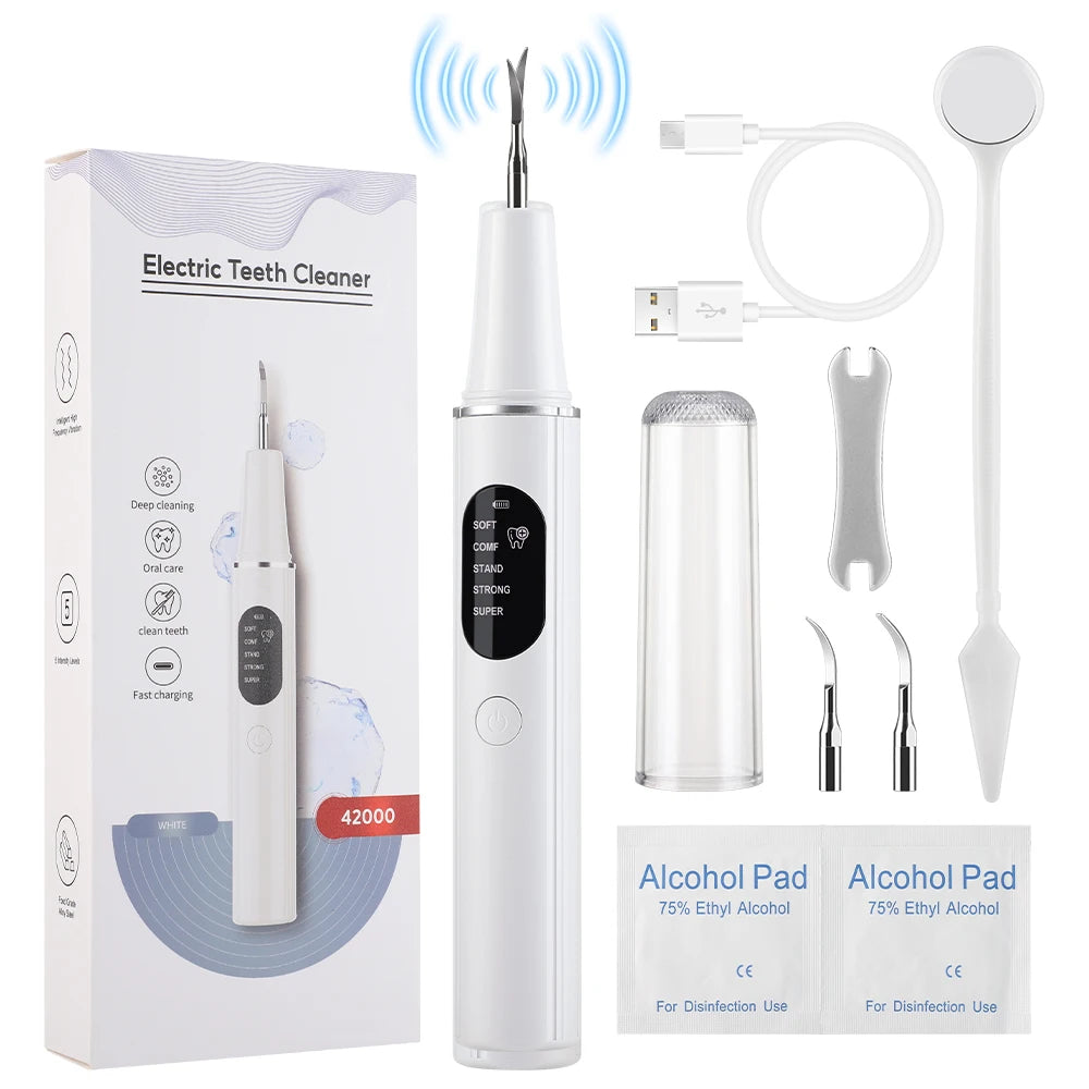 Ultrasonic Dental Scaler with Five Cleaning Modes