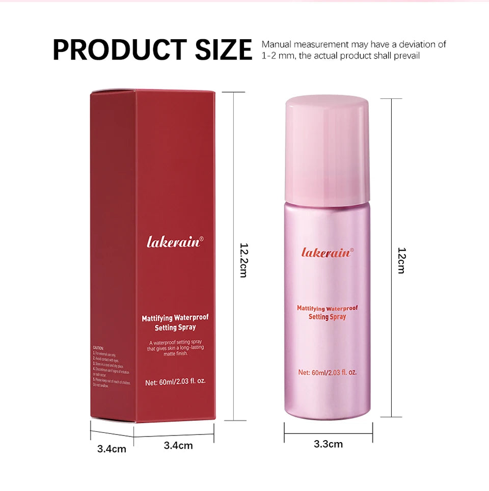 Mattifying Waterproof Setting Spray for a Long Lasting Matte Finish