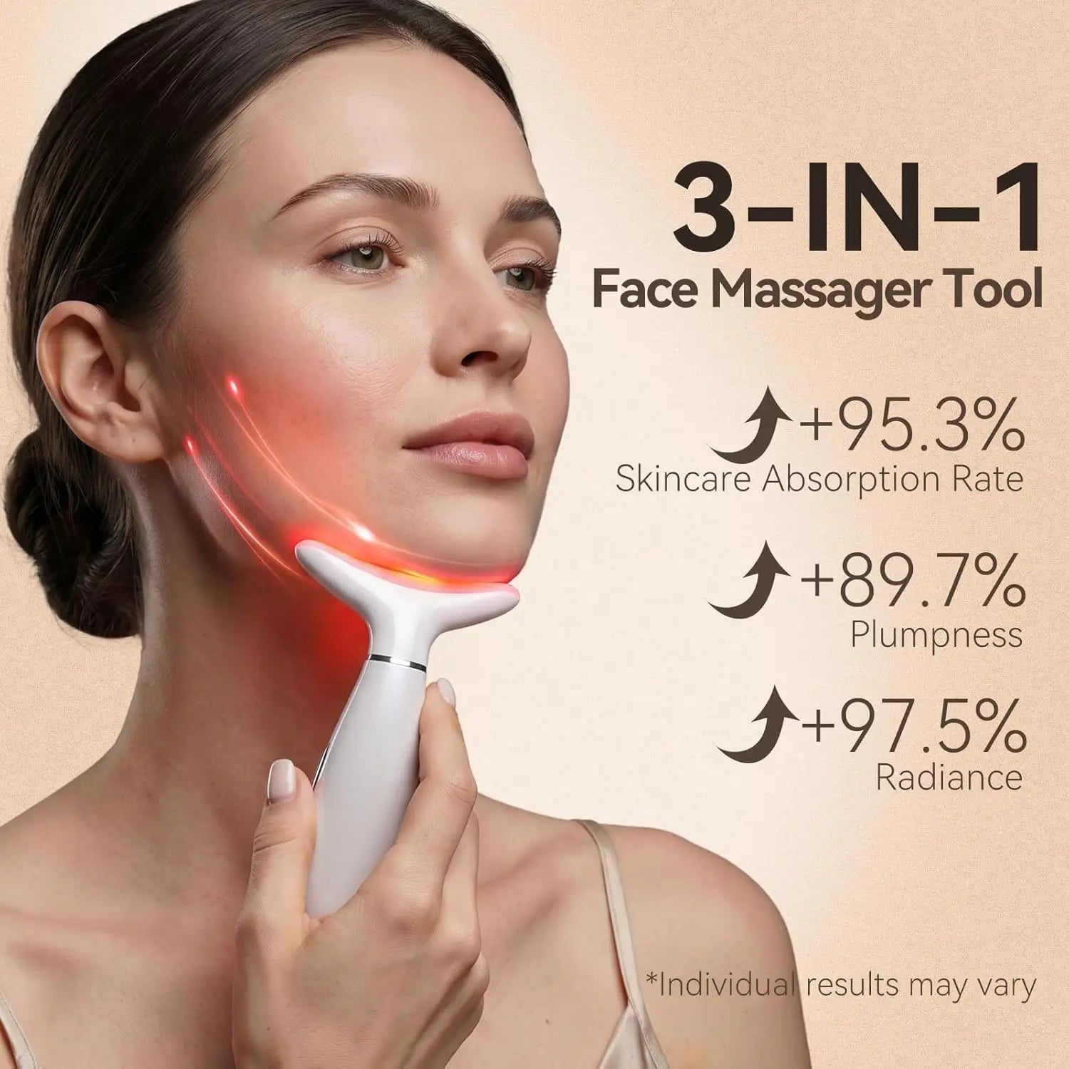 3 in 1 Facial Massager for Skin Tightening and Lifting - 8
