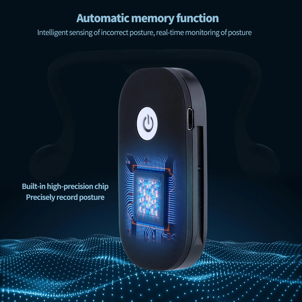 Smart Posture Corrector with LCD Display and Vibration Reminder