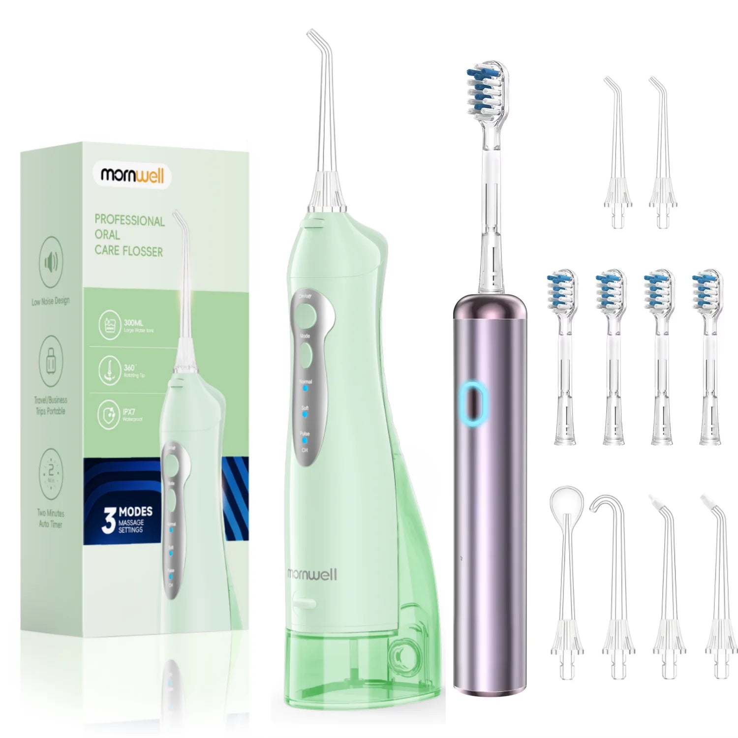 Professional Oral Irrigator and Electric Toothbrush Set - 25