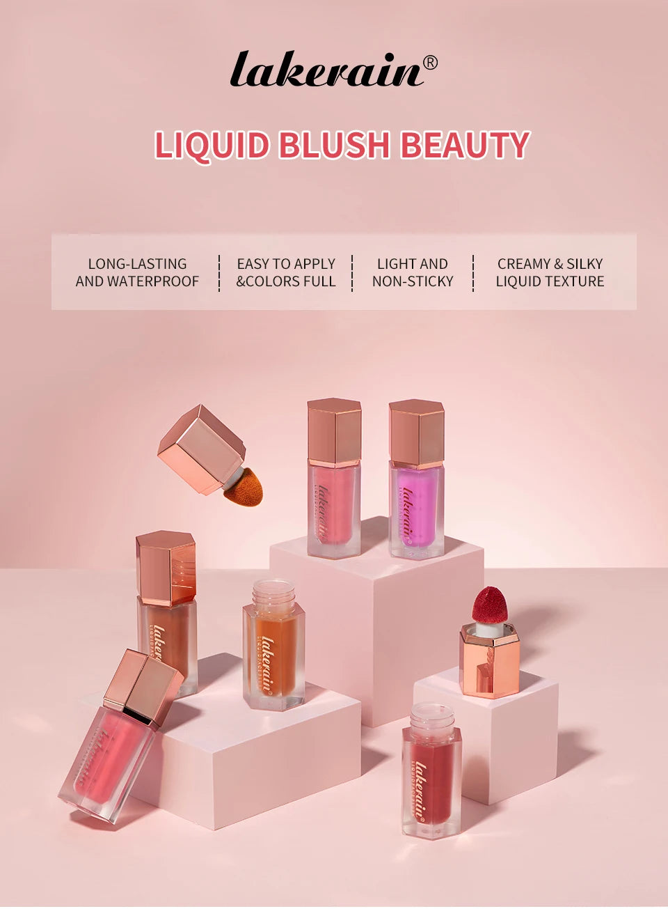 Liquid Matte Blush Long Lasting Waterproof Formula
