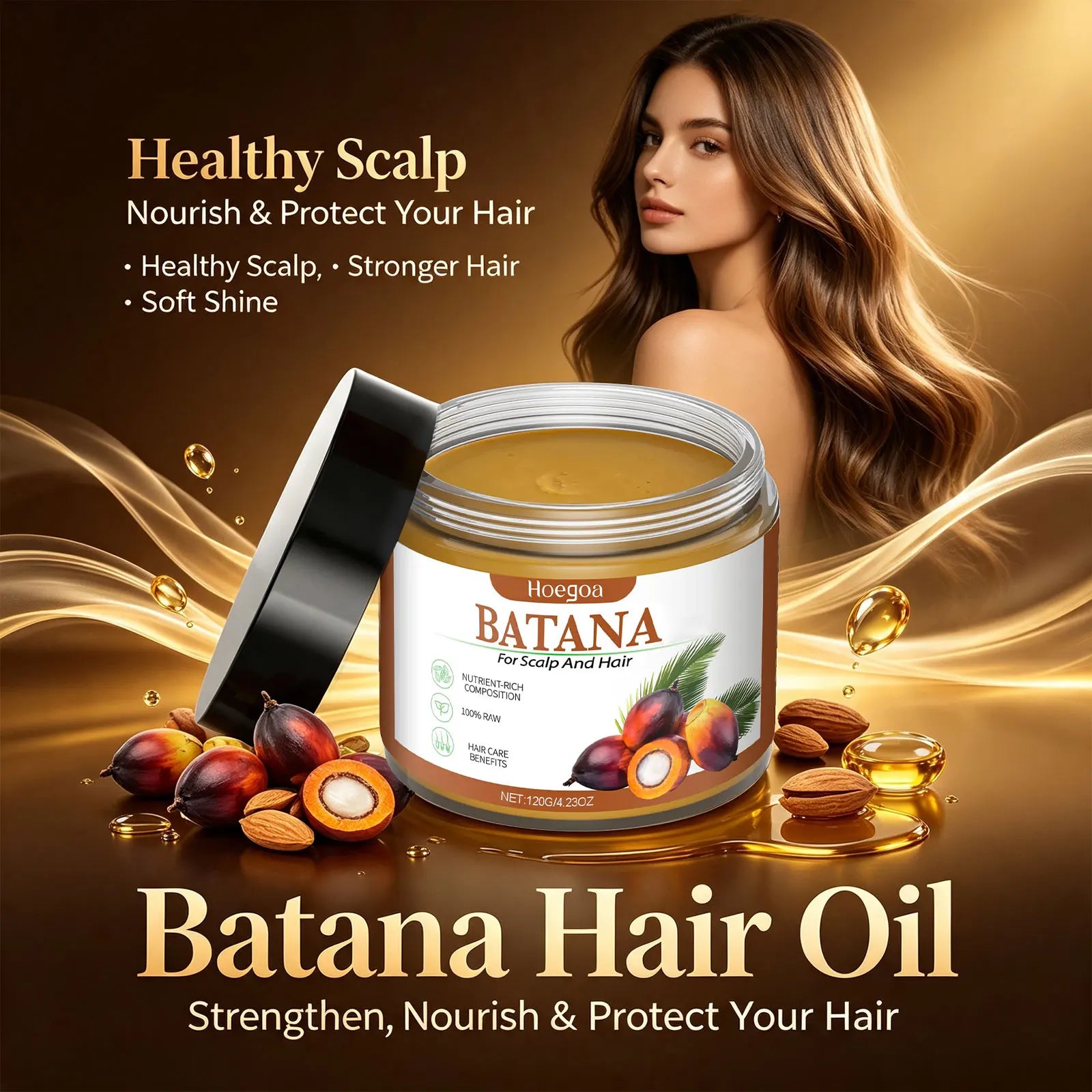 Batana Hair Mask for Deep Repair and Nourishment - 5