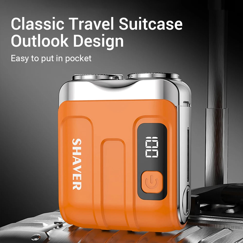 Portable Electric Shaver with Digital Display - 7