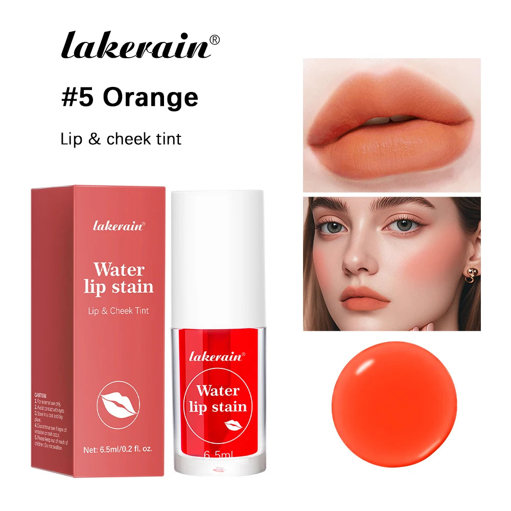 Water Lip Stain Long Lasting Waterproof Lip and Cheek Tint