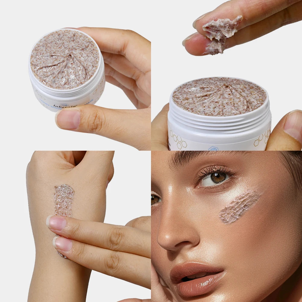 Honey Walnut Facial Scrub and Mask for Radiant Skin