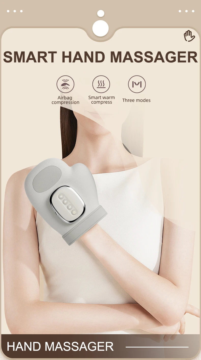 Electric Hand Massager with Airbag Compression for Pain Relief - 7