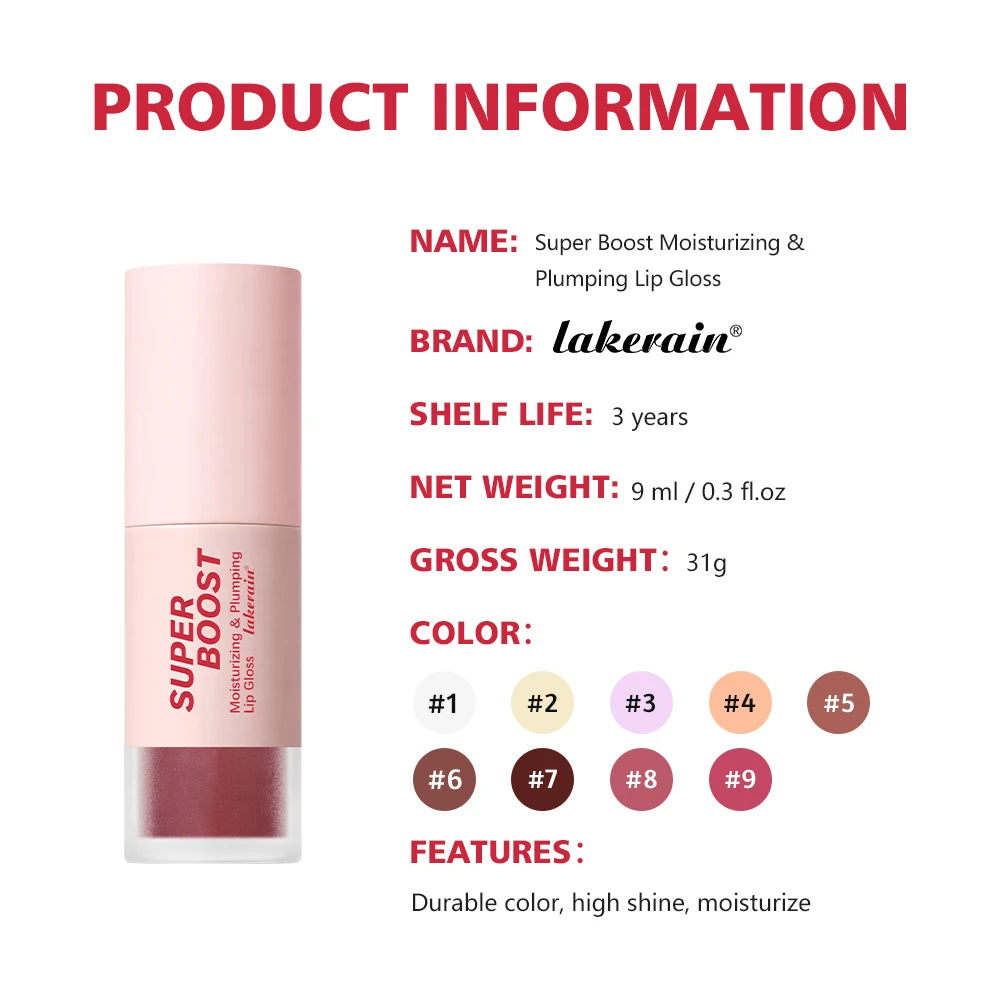 Plumping Lip Gloss with Mirror Shine Finish