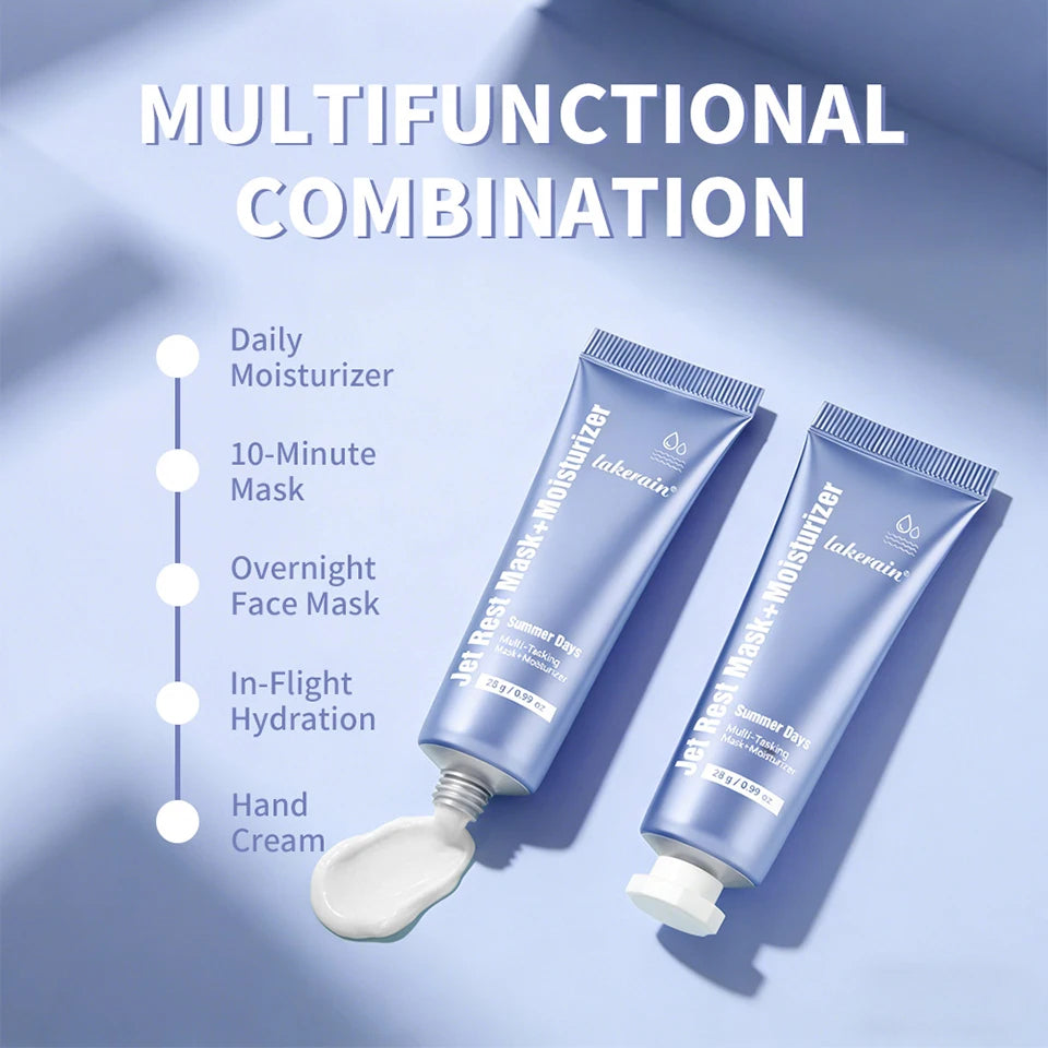 Jet Rest Face Mask and Daily Moisturizer for Deep Hydration