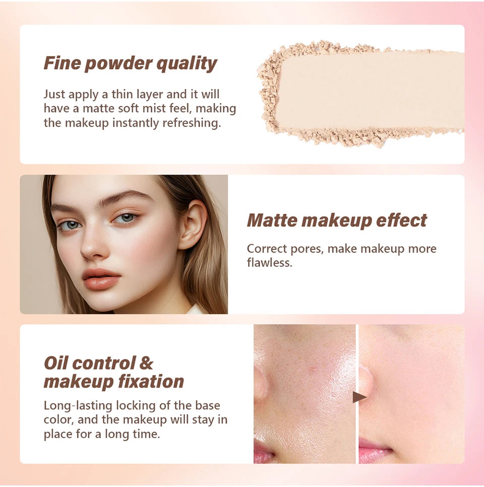 Setting Powder for Long Lasting Matte Finish