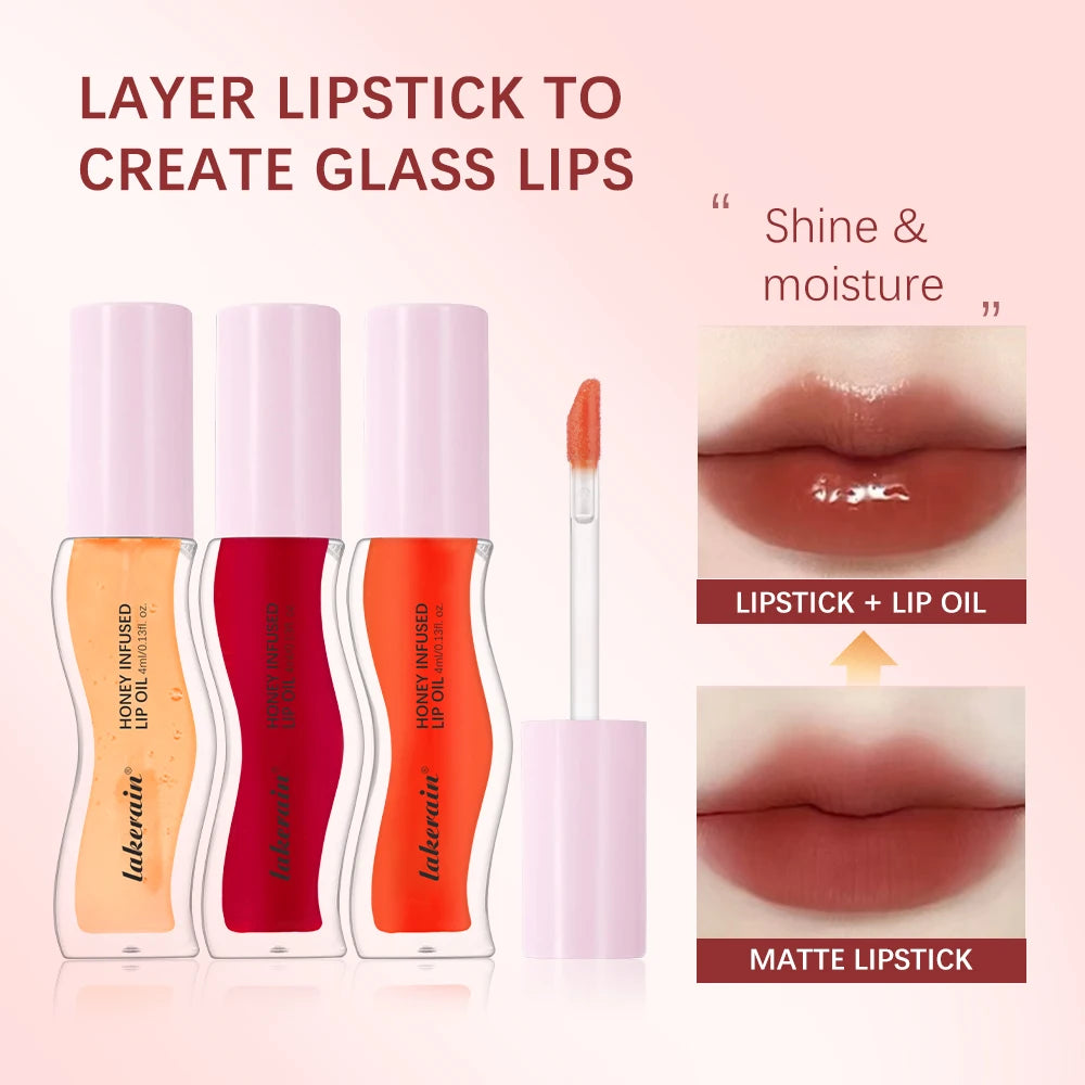 Honey Infused Lip Oil Nourishing Hydration - 2