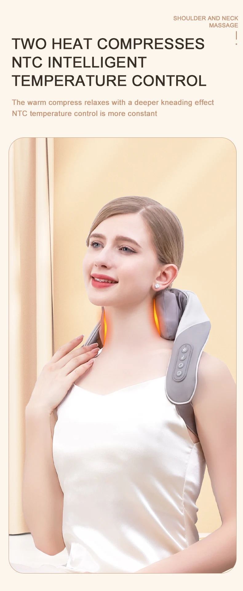 Wireless Neck and Shoulder Massager with Deep Tissue Heat - 16