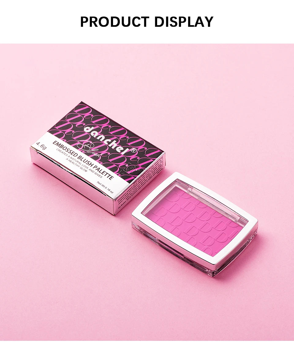 Embossed Blush Palette Natural Matte Finish