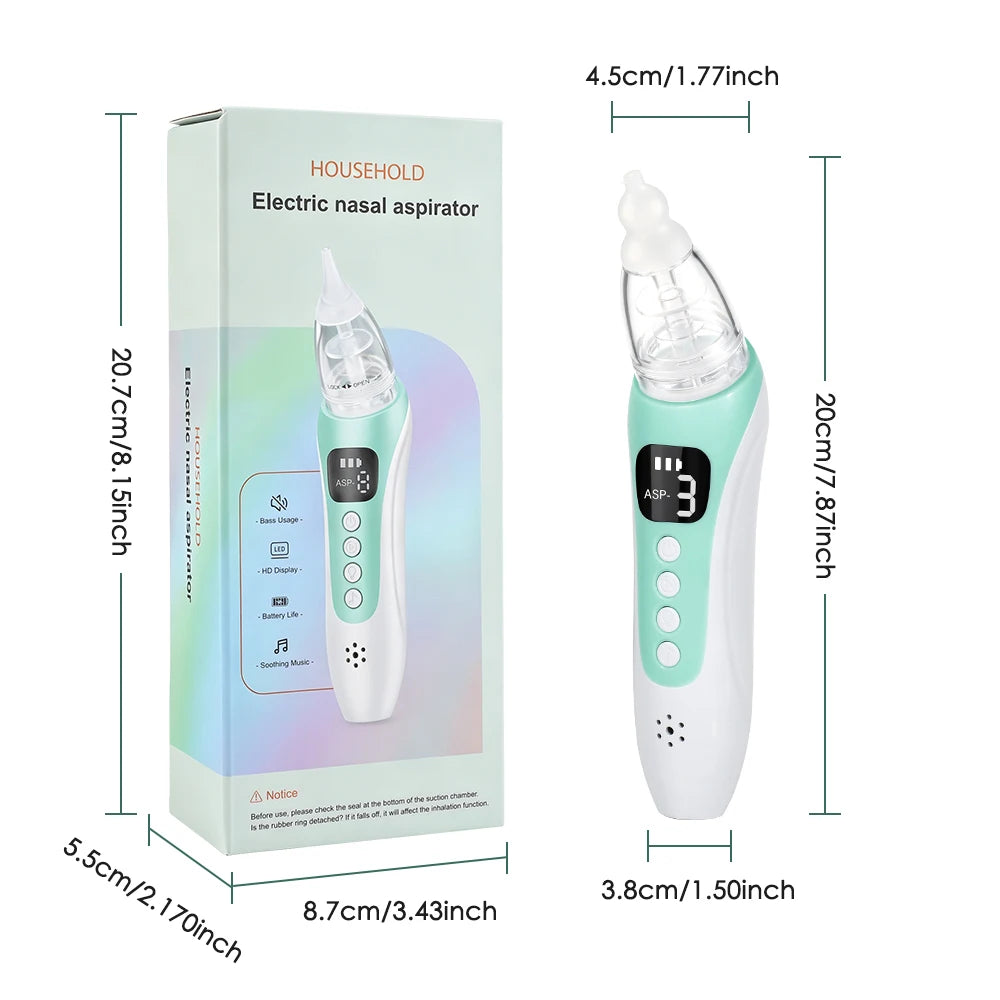 Electric Baby Nasal Aspirator with Soothing Music - 14