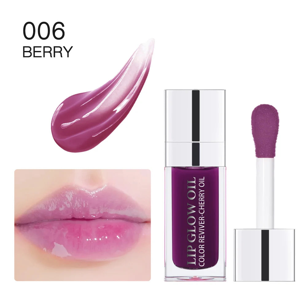 Crystal Jelly Lip Glow Oil for Hydrated Shiny Lips