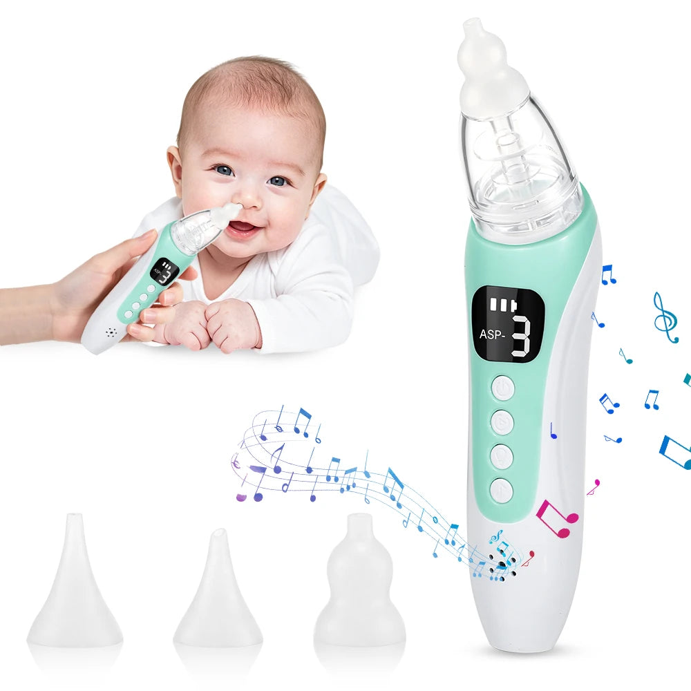 Electric Baby Nasal Aspirator with Soothing Lullabies