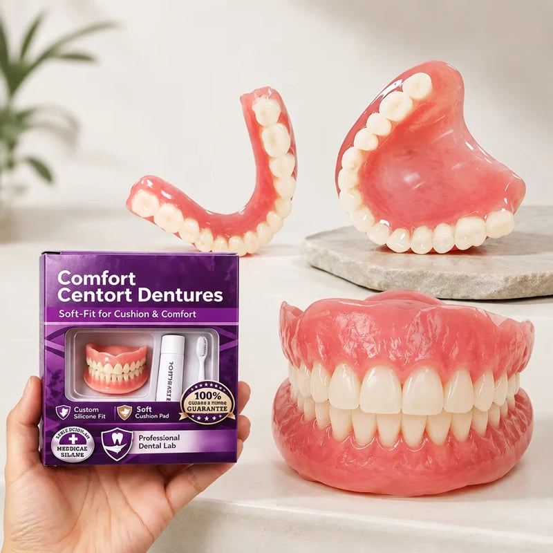 Silicone Denture Set for Soft Comfort Fit