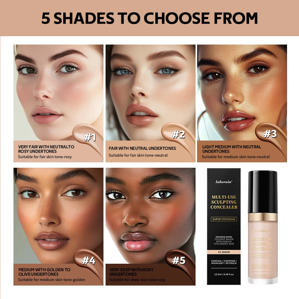Liquid Sculpting Concealer for Flawless High Coverage - 1