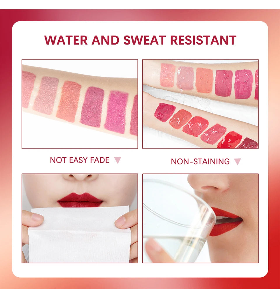 Matte Velvet Liquid Lipstick Long Lasting Waterproof