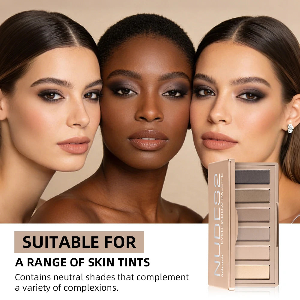 Eyeshadow Palette with Long Lasting Neutral Matte Shades - 3