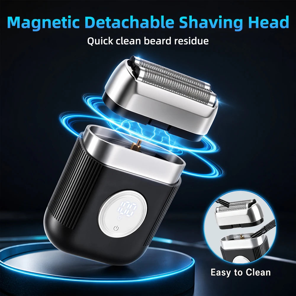 Electric Foil Shaver with Floating Blades for Precise Grooming - 3