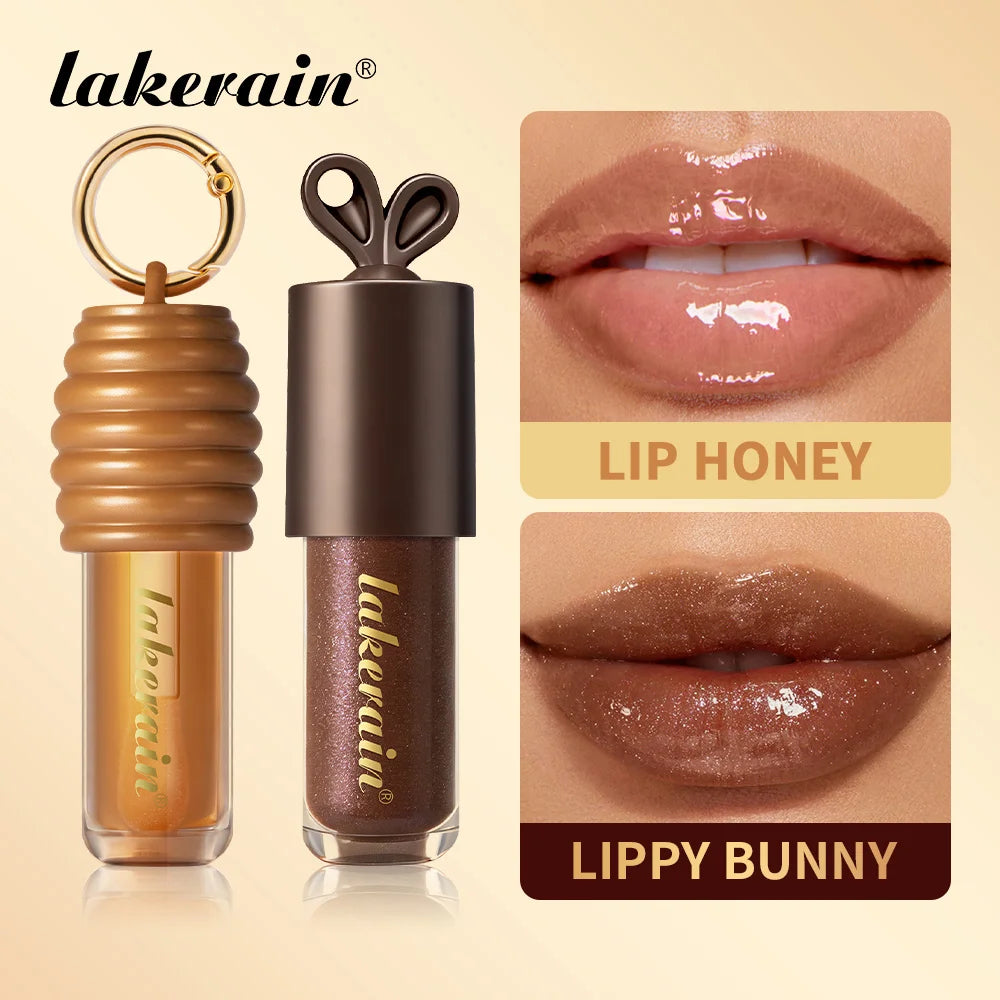 Honey Lip Gloss Set for Hydrating and Nourishing Lips - 1