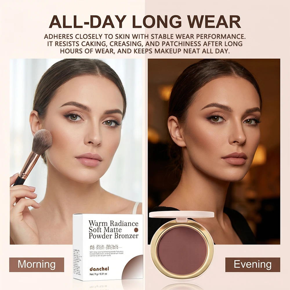 Pressed Powder Bronzer for Natural Sculpted Contours