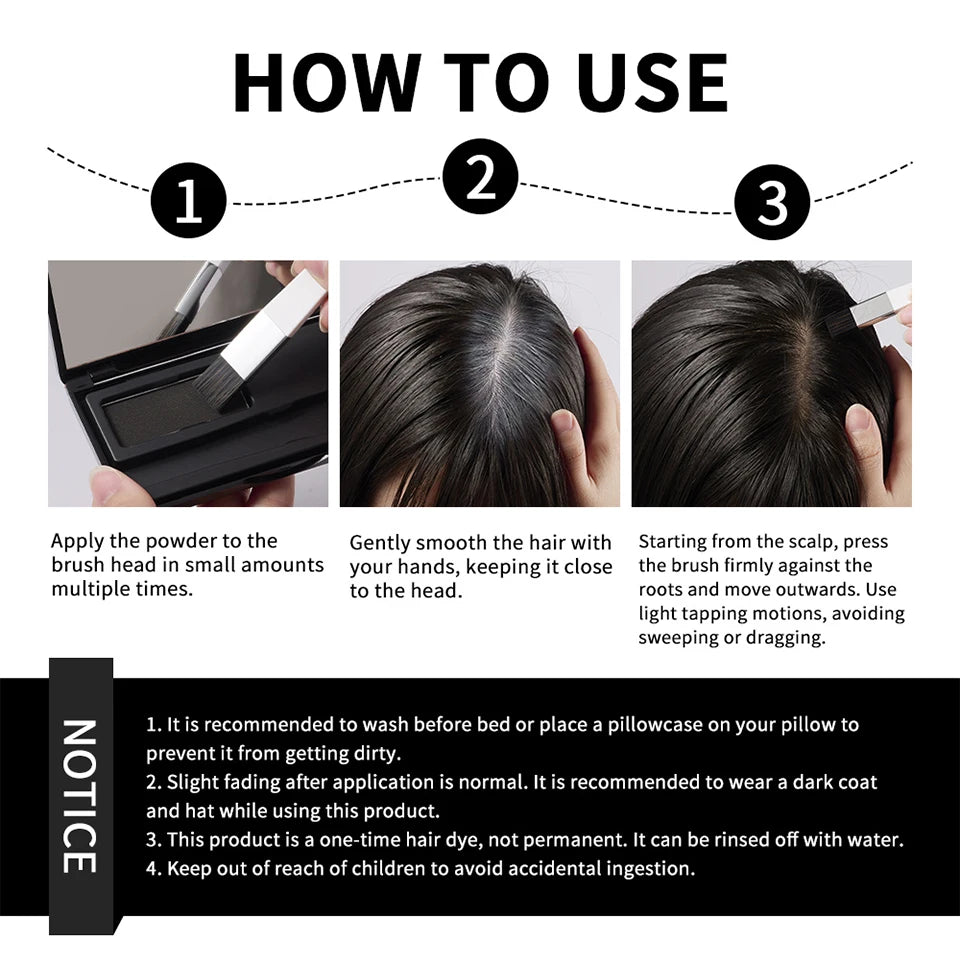 Hairline Shadow Powder for Instant Root and Grey Coverage - 17