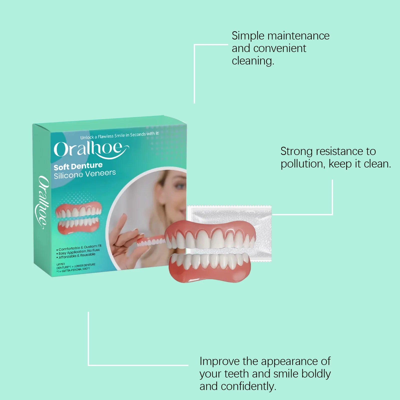 Silicone Denture Set for a Natural Smile - 10