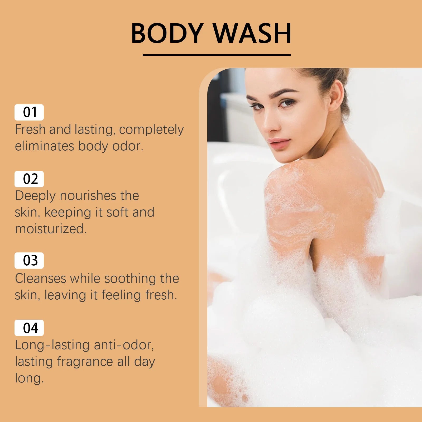 Persimmon Body Wash Natural Odor Eliminator - 10