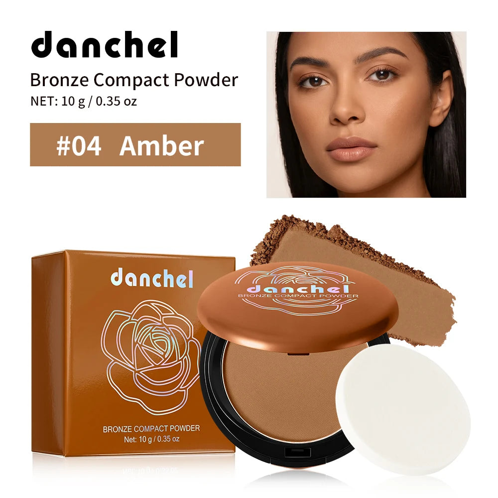 Matte Bronze Compact Powder for Flawless Buildable Coverage - 20