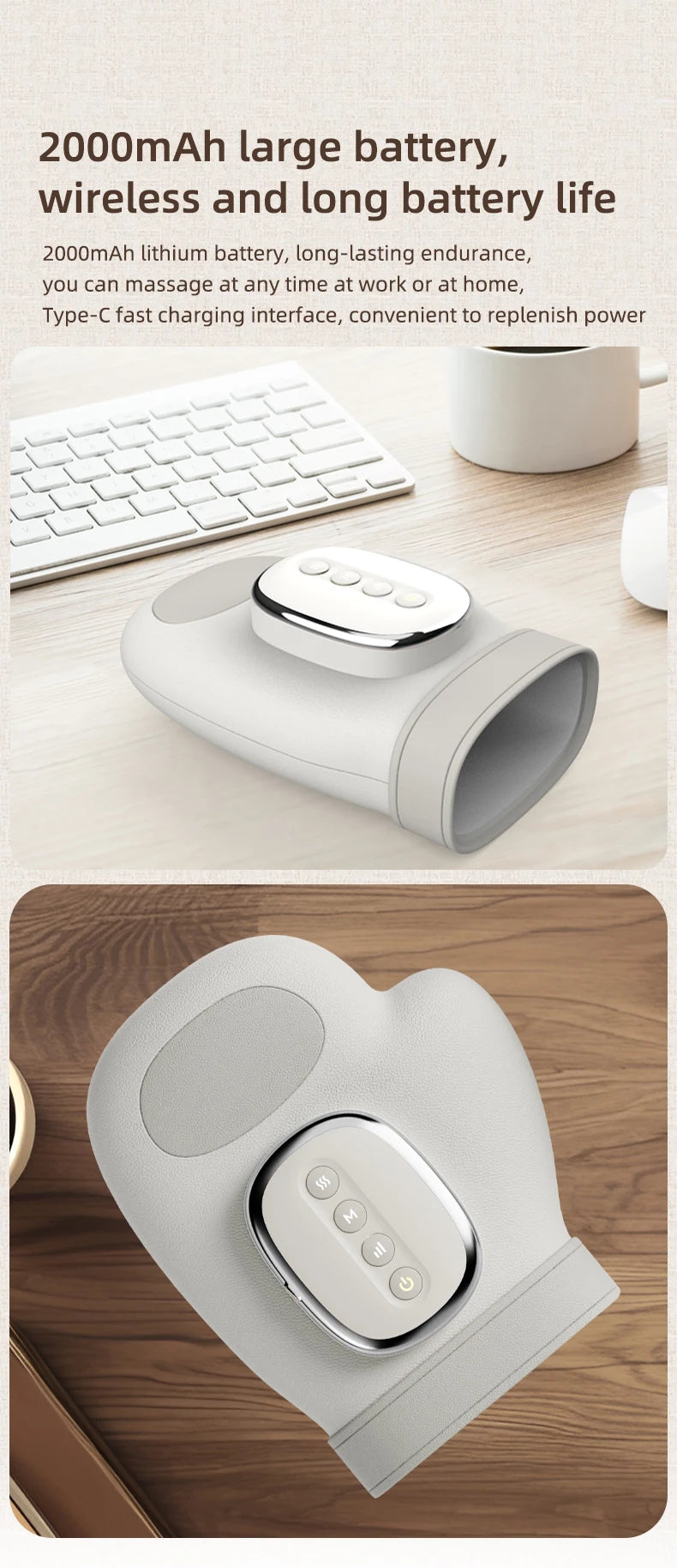Electric Hand Massager with Airbag Compression for Pain Relief - 15